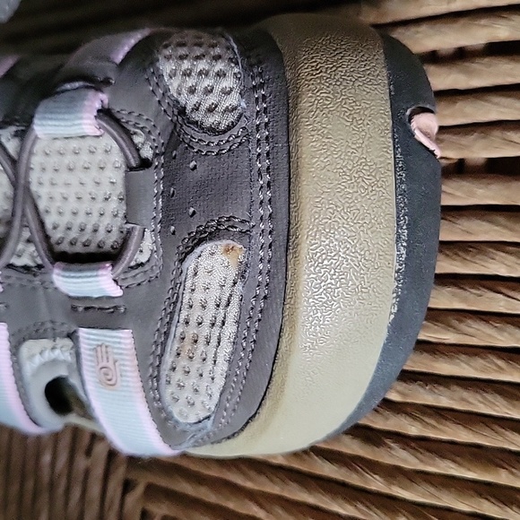 Teva sandals, brown, tan, gray, pink, size 3. - Picture 13 of 14